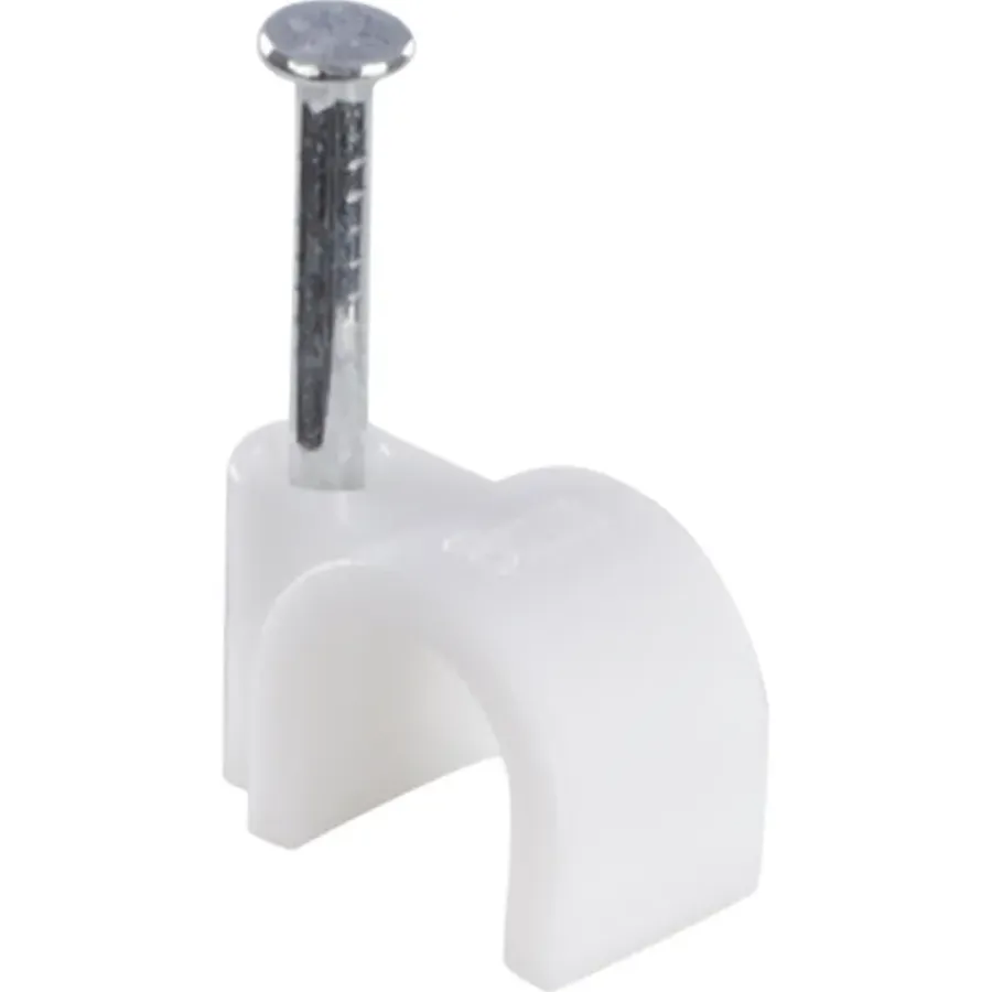 Kabelklemmen > Handson Kabelclip Rond Wit 8 mm 25 Stuks