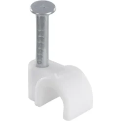 Kabelklemmen > Handson kabelclip rond wit 4mm (25 stuks)