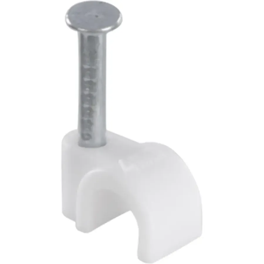 Kabelklemmen > Handson kabelclip rond wit 4mm (25 stuks)