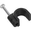 Kabelklemmen > Handson Kabelclips Rond Zwart 7mm 25 stuks