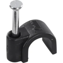 Kabelklemmen > Handson Kabelclips Rond Zwart 7mm 25 stuks