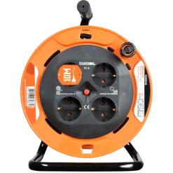 Kabelboxen & Haspels > Handson Kabelhaspel 4-voudig RA Mini 10 Meter