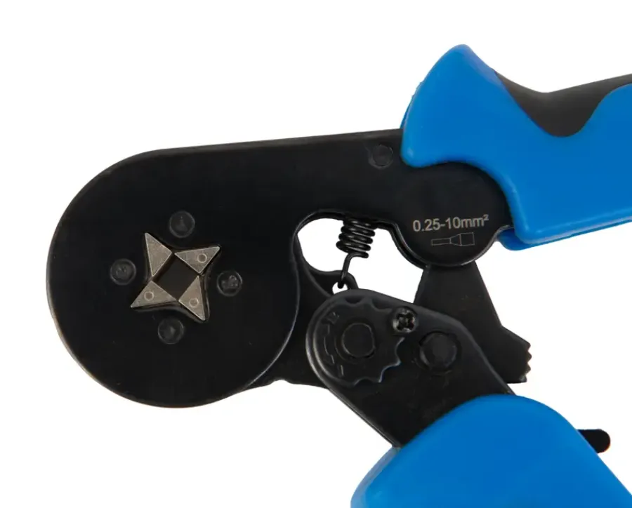 Tangen > Handson krimptang 175 mm voor adereindhulzen 0.25 t/m 10mm²