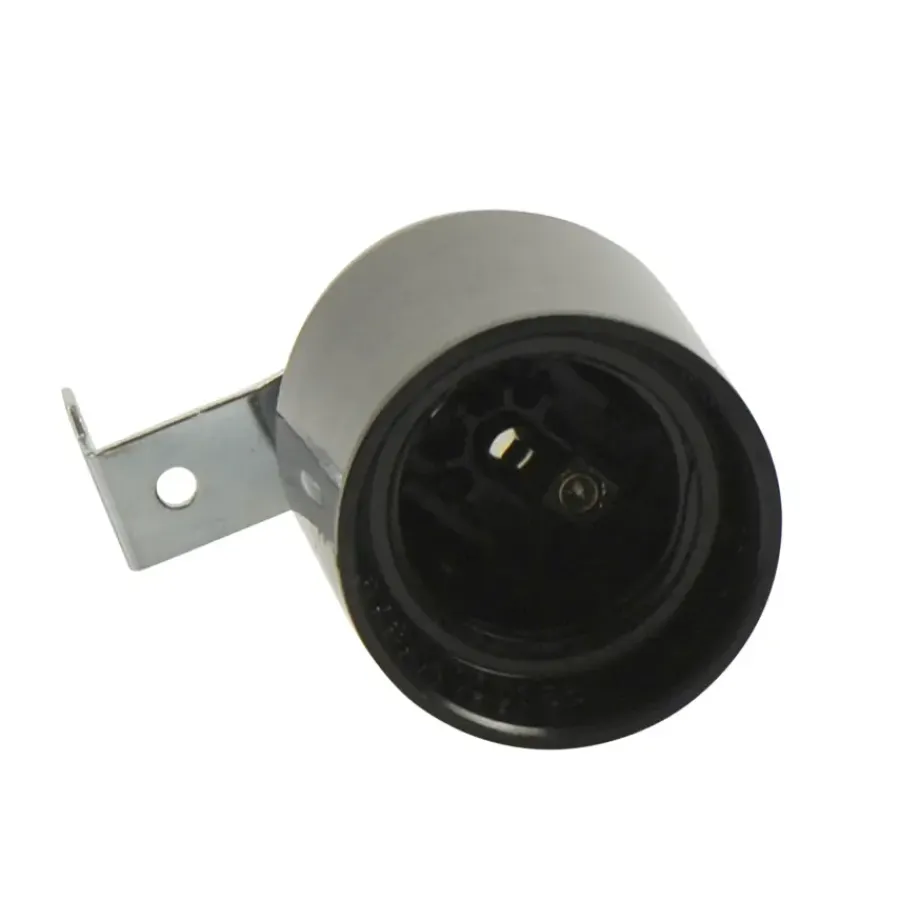 Fittingen > Geen Handson lampfitting E27 haakse beugel zwart
