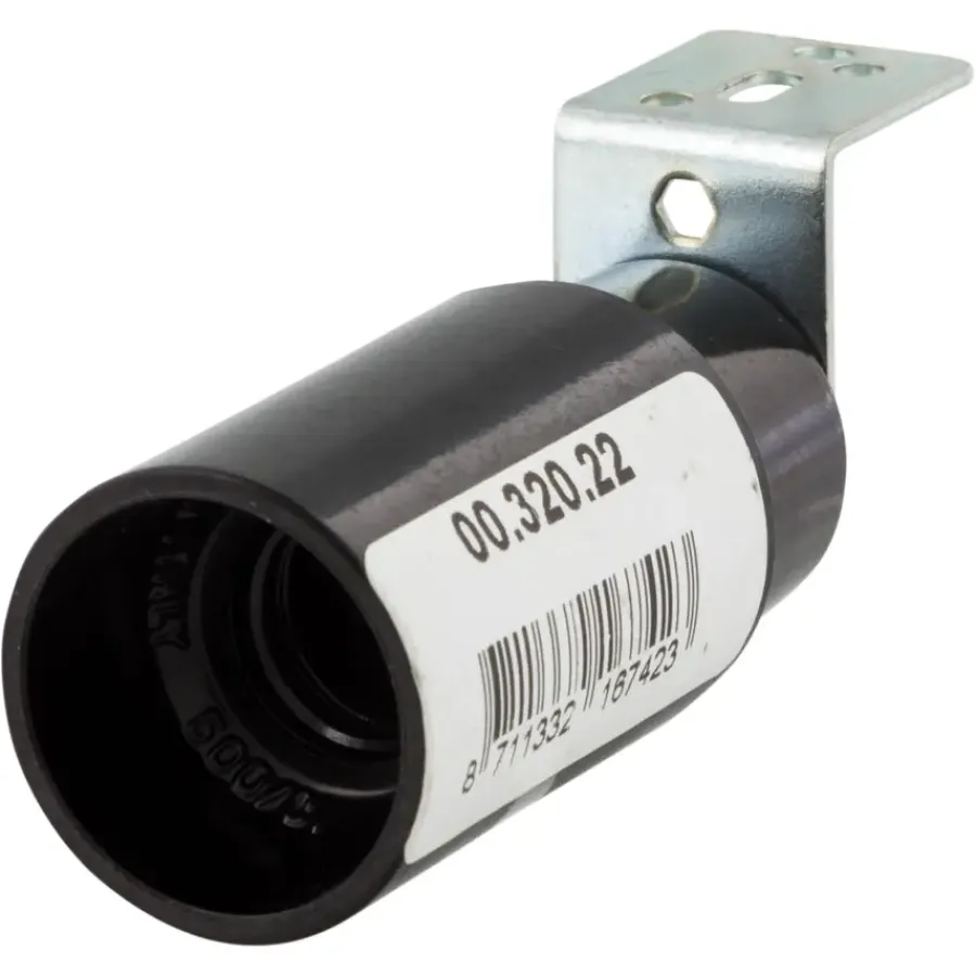 Fittingen > Geen Handson lampfitting E14 haakse beugel zwart