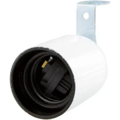 Fittingen > Geen Handson lampfitting E27 haakse beugel wit