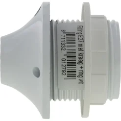 Fittingen > Geen Handson lamphouder E27 incl. Kraag en Ring wit