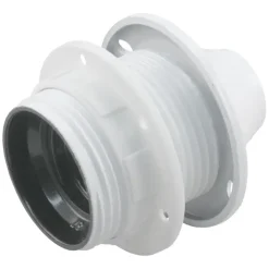 Fittingen > Geen Handson lamphouder E27 incl. Kraag en Ring wit
