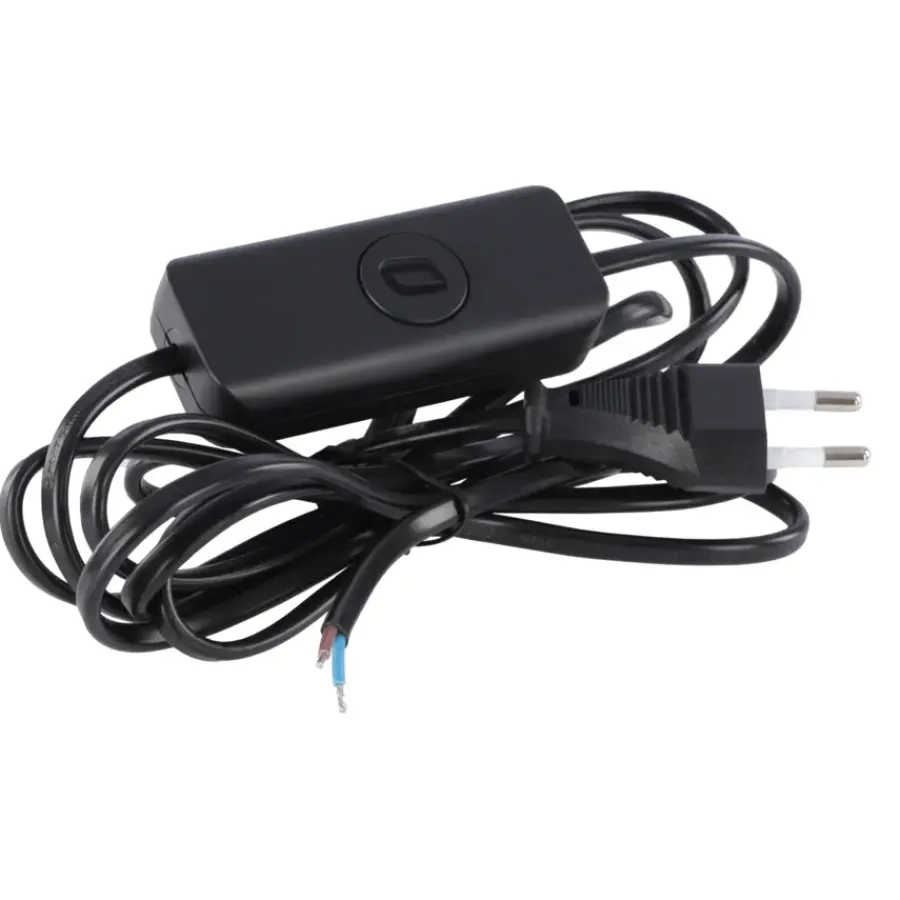 Dimmers|Opbouw Schakelmateriaal > Handson Led Snoerdimmer 1-100 W 1,5 meter snoer Zwart