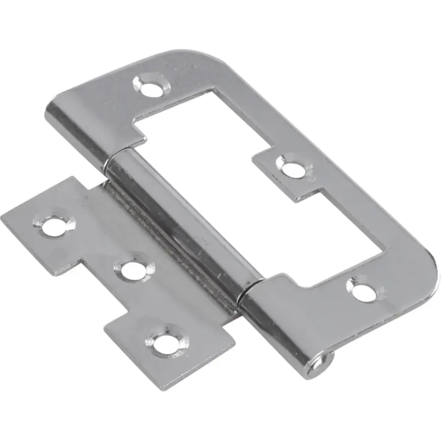 HANDSON Louvredeurscharnier 75x35 mm vernikkeld - 2 stuks