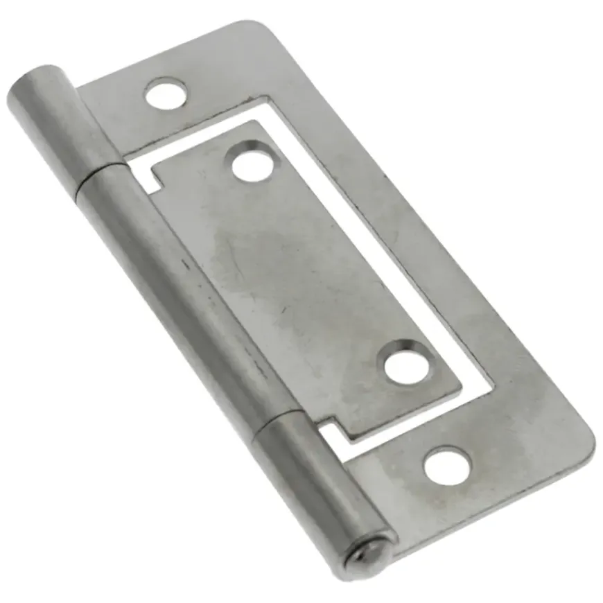 HANDSON Louvredeurscharnier 75x35 mm vernikkeld - 2 stuks