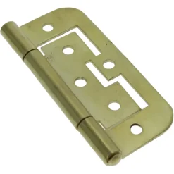 Scharnieren|Deurscharnieren > Handson Louvredeurscharnier 75x35 mm vermessingd - 3 stuks
