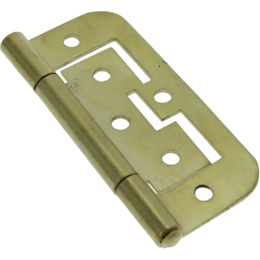 Scharnieren|Deurscharnieren > Handson Louvredeurscharnier 75x35 mm vermessingd - 3 stuks
