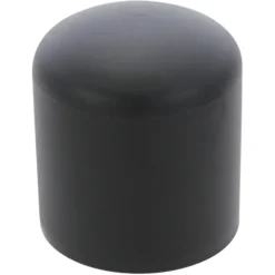 HANDSON meubeldop rond zwart 25 mm 4 stuks