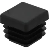 HANDSON meubeldop vierkant 20x20 mm zwart 4 stuks