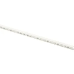 Plankdragers|Plankdragers > Handson rail enkel wit 200 cm (2 stuks)