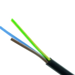 Stroomkabels > Handson Rubbersnoer 3 x 1mm² Zwart 10 Meter