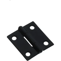 Scharnieren|Deurscharnieren > Handson Scharnier met vaste pen 40x32 mm zwart - 2 stuks
