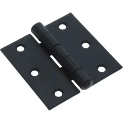 Scharnieren|Deurscharnieren > Handson Scharnier met vaste pen 60x60 mm zwart - 2 stuks