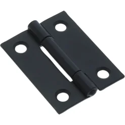 Scharnieren|Deurscharnieren > Handson Scharnier met vaste pen 50x39 mm zwart - 2 stuks