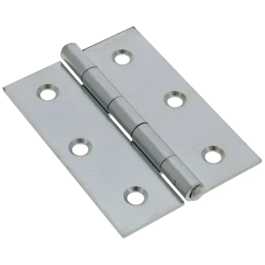 Scharnieren|Deurscharnieren > Handson Scharnier met vaste pen 70x51 mm verzinkt - 2 stuks