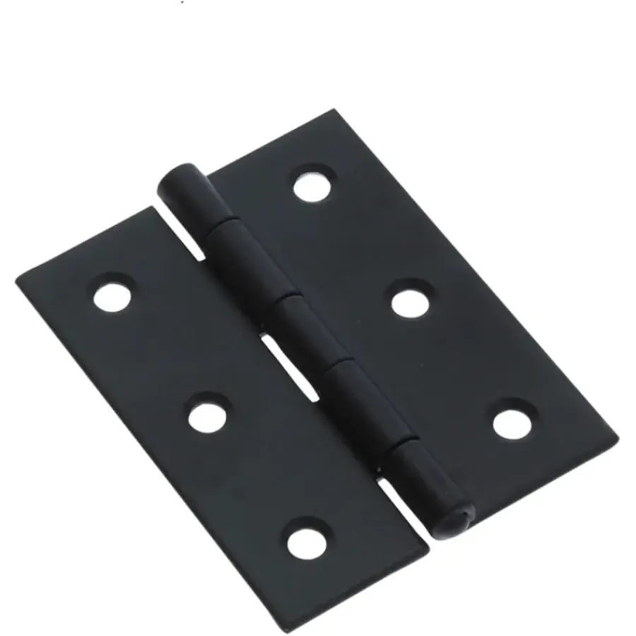 Scharnieren|Deurscharnieren > Handson Scharnier met vaste pen 60x46 mm zwart - 2 stuks