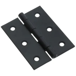 Scharnieren|Deurscharnieren > Handson Scharnier met vaste pen 60x46 mm zwart - 2 stuks