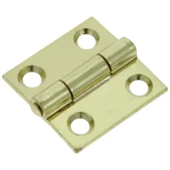 Scharnieren|Deurscharnieren > Handson Scharnier 25x25 mm vermessingd - 2 stuks