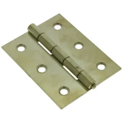 Scharnieren|Deurscharnieren > Handson Scharnier 60x46 mm vermessingd - 2 stuks