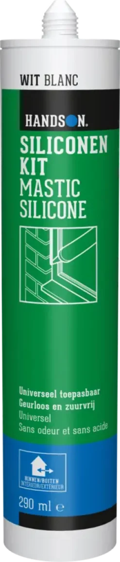 Toebehoren En Benodigdheden > Handson siliconenkit wit 290 ml