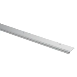 Tochtwering|Tochtstrips Deur > Handson slijtstrip aluminium 93 cm met rubber lip