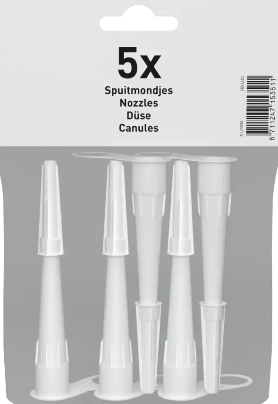 Overige Vulmiddelen > Handson spuitmondjes (5 stuks)