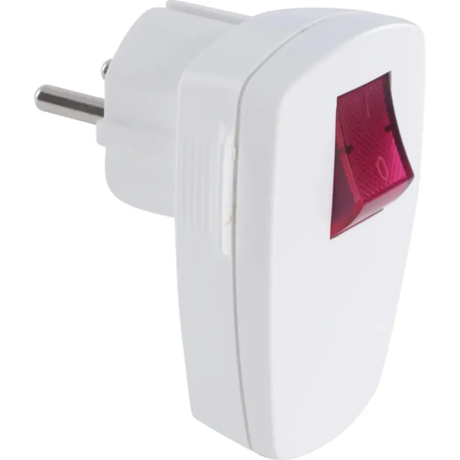 Stekkers > Geen Handson stekker met schakelaar met verlichting wit