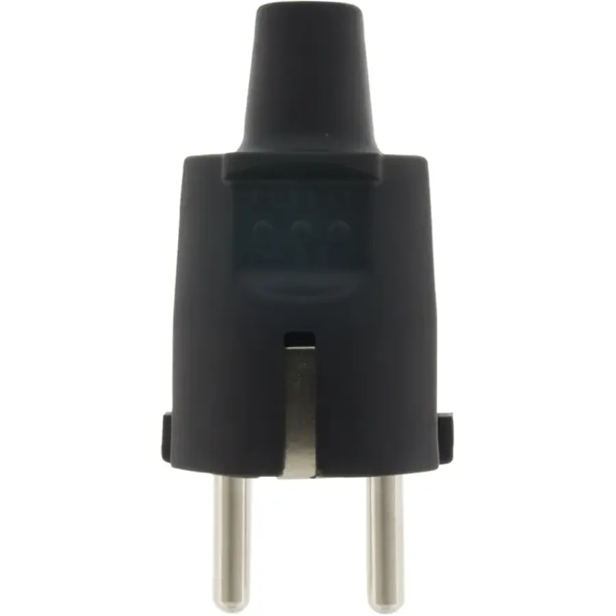 Stekkers > Geen Handson Stekker PVC RA Zwart