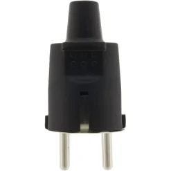Stekkers > Geen Handson Stekker PVC RA Zwart