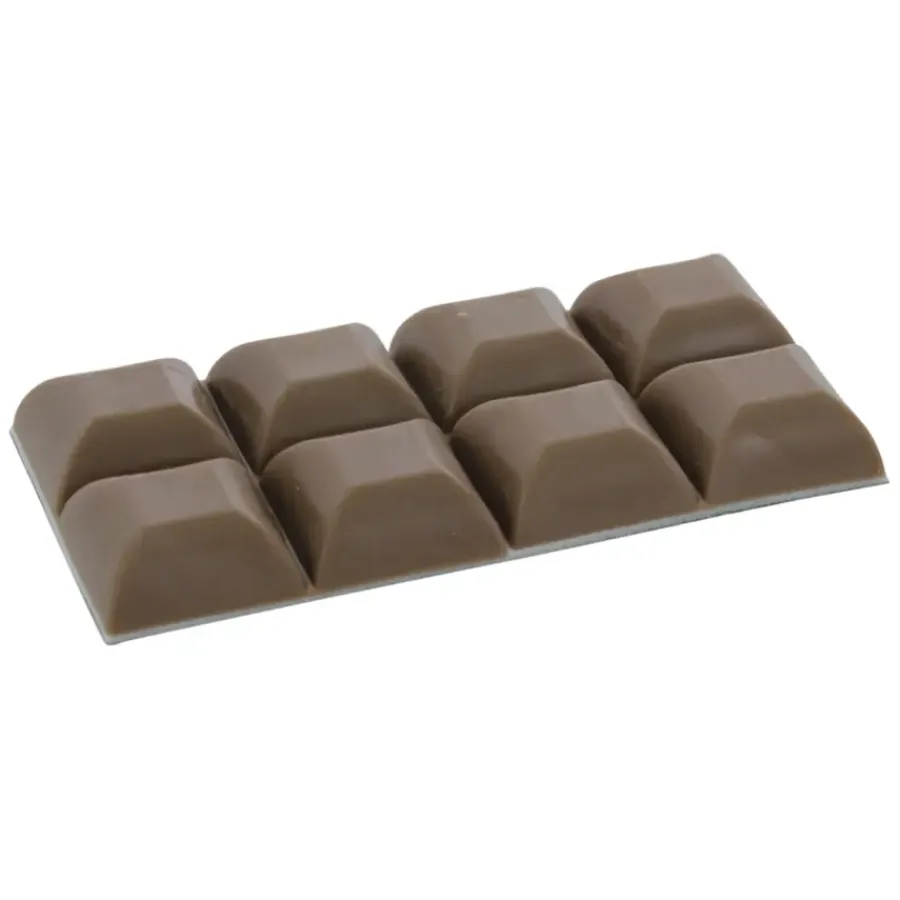 Deurstoppers|Deur Accessoires > Handson stootdop zelfklevend bruin 20x20 mm