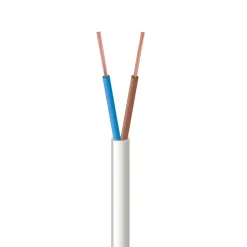 Stroomkabels > Handson Stroomkabel plat 2x0,75 mm² 20 Meter Wit