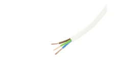 Stroomkabels > Handson Stroomkabel rond wit 3x1,5mm² 5 meter