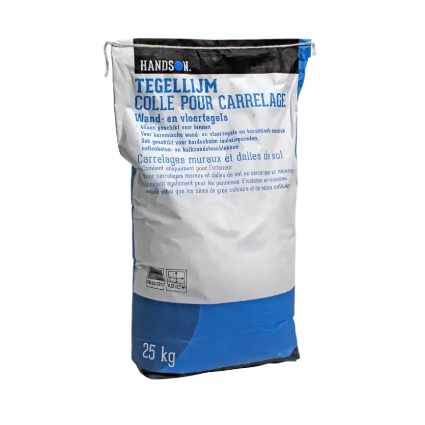 Handson tegellijm grijs 25 kg
