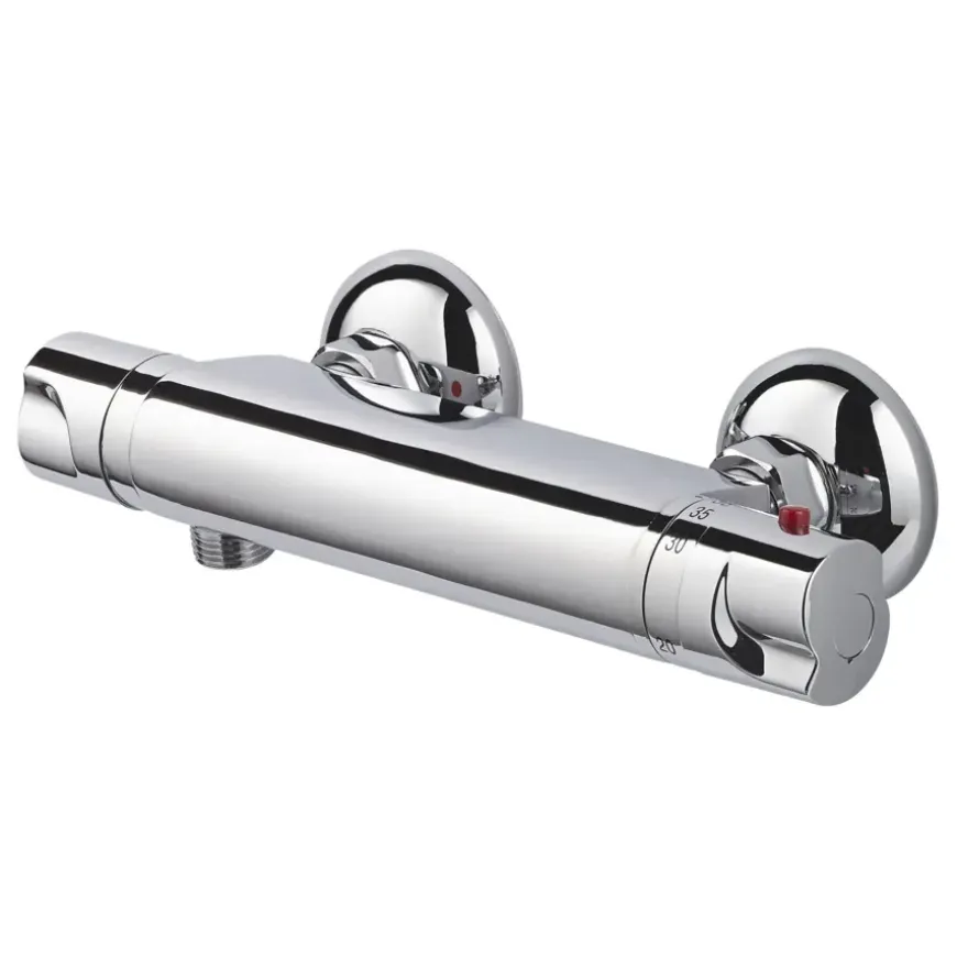 Handson thermostatische douchekraan Marco chroom 12 cm