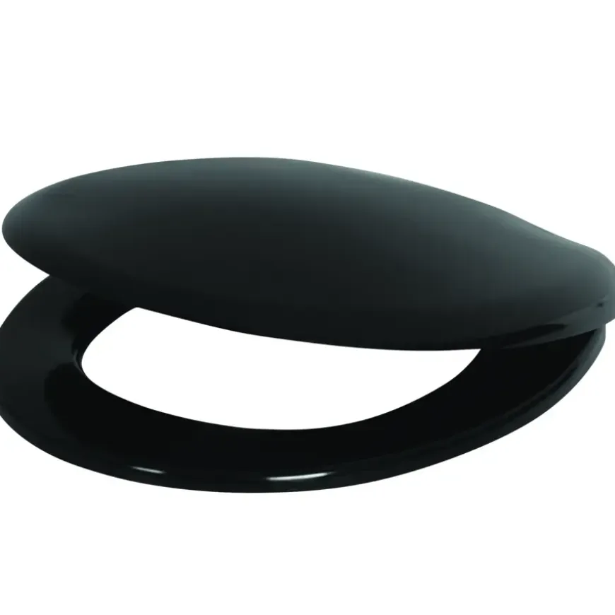 Handson Timo wc bril duroplast zwart met softclose en quick release