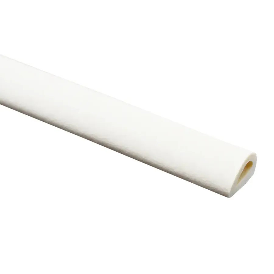 Tochtwering|Tochtstrips Deur > Handson tochtband D-profiel EPDM rubber wit 3 meter 2 stuks