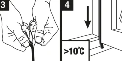 Tochtwering|Tochtstrips Deur > Handson tochtband O-profiel siliconen wit 3 meter 2 stuks