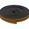 Tochtwering|Tochtstrips Deur > Handson tochtband P-profiel EPDM rubber antraciet 3 meter 2 stuks
