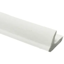 Tochtwering|Tochtstrips Deur > Handson tochtband V-profiel EPDM rubber wit 3 meter 2 stuks