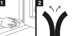 Tochtwering|Tochtstrips Deur > Handson tochtband V-profiel EPDM rubber wit 3 meter 2 stuks