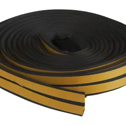 Tochtwering|Tochtstrips Deur > Handson tochtband V-profiel EPDM rubber antraciet 3 meter 2 stuks