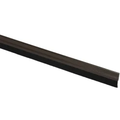 Tochtwering|Tochtstrips Deur > Handson tochtstrip aluminium 93 cm met borstel bruin