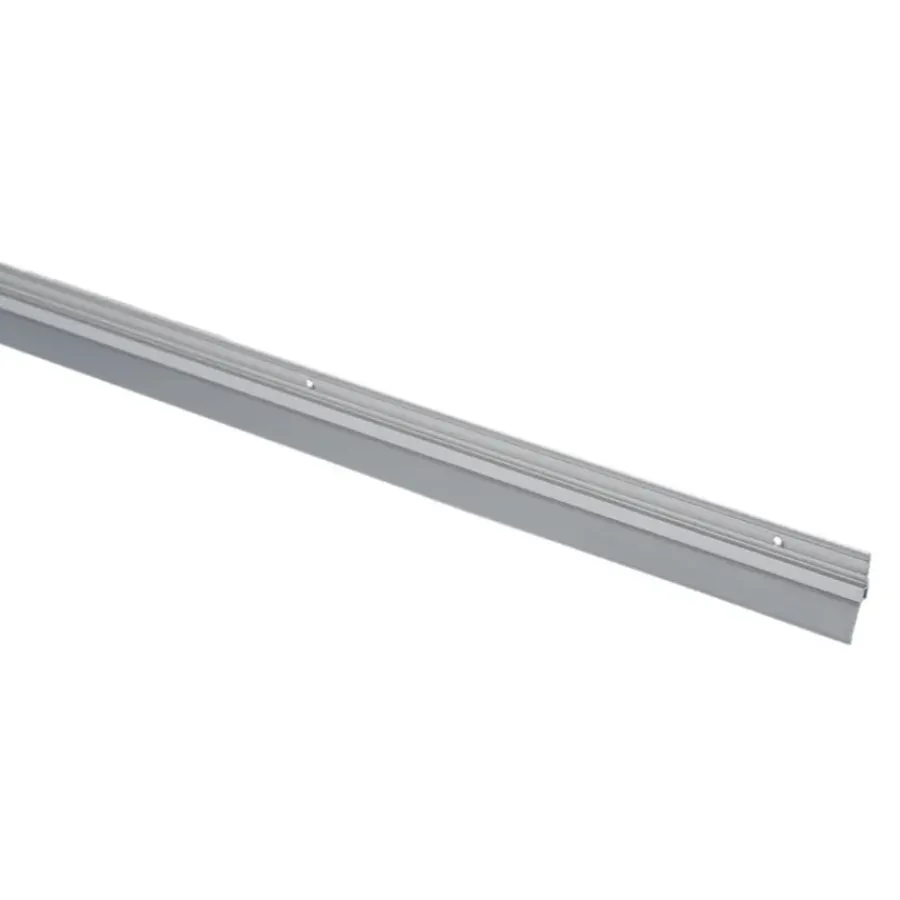 Tochtwering|Tochtstrips Deur > Handson tochtstrip aluminium 93 cm met rubber lip