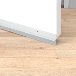 Tochtwering|Tochtstrips Deur > Handson tochtstrip aluminium 93 cm met rubber lip